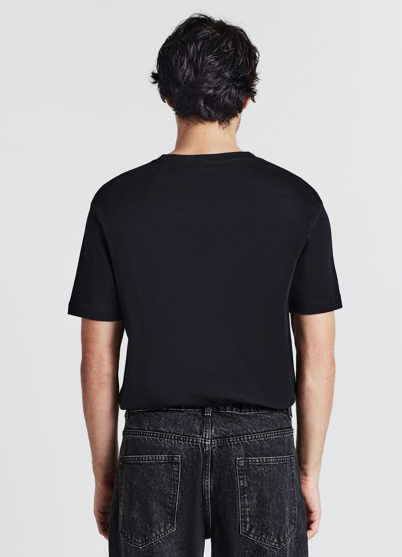 T-shirt girocollo in cotone