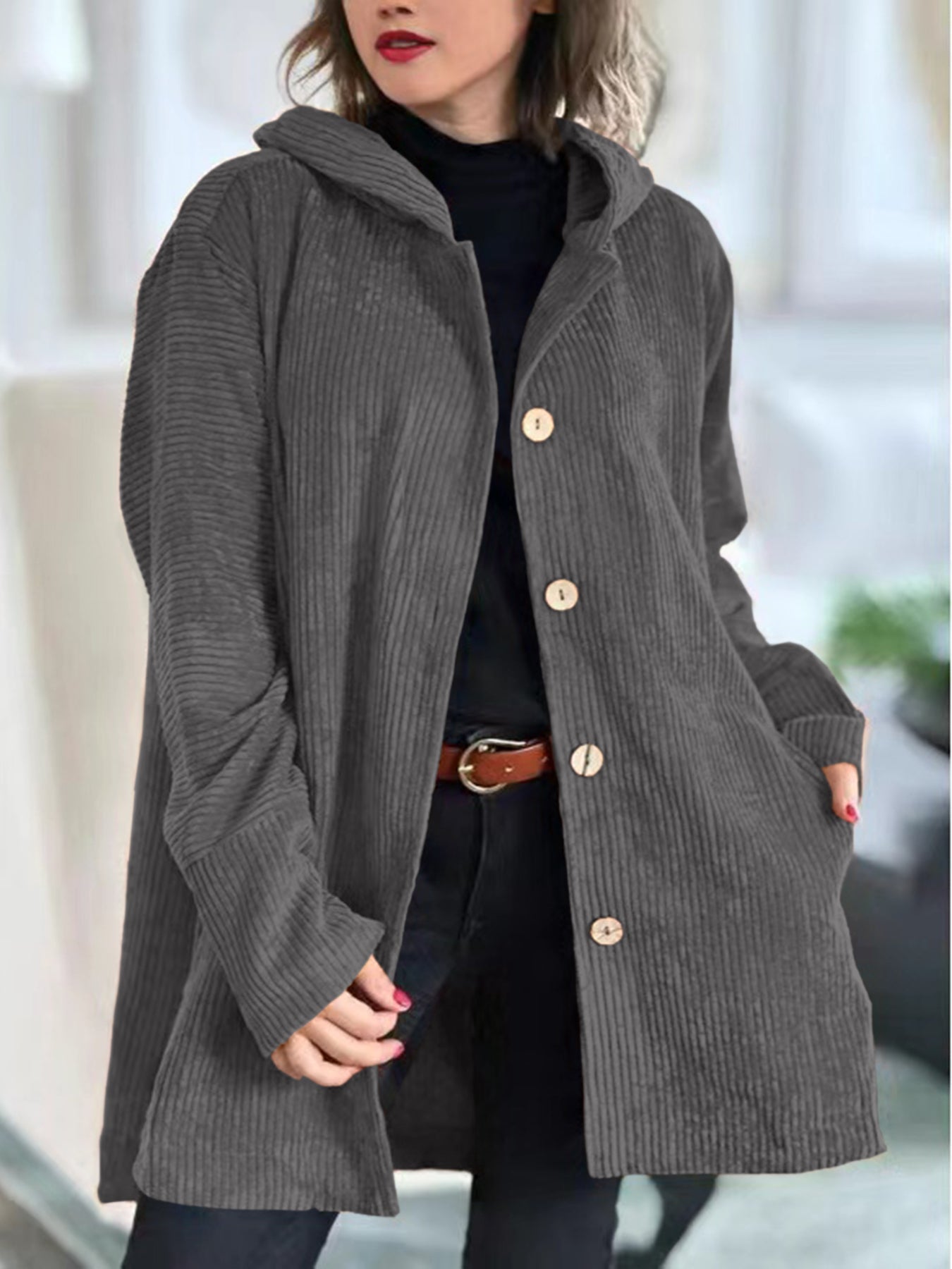 Cordia | Giacca con Cappuccio Confortevole da Donna