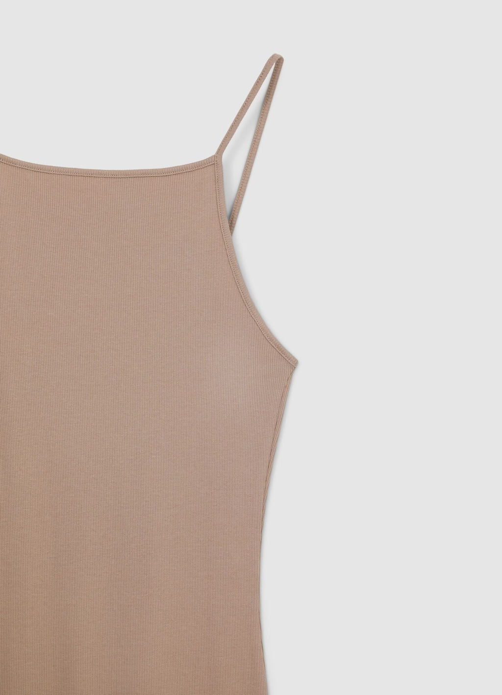 Vestito lungo a costina