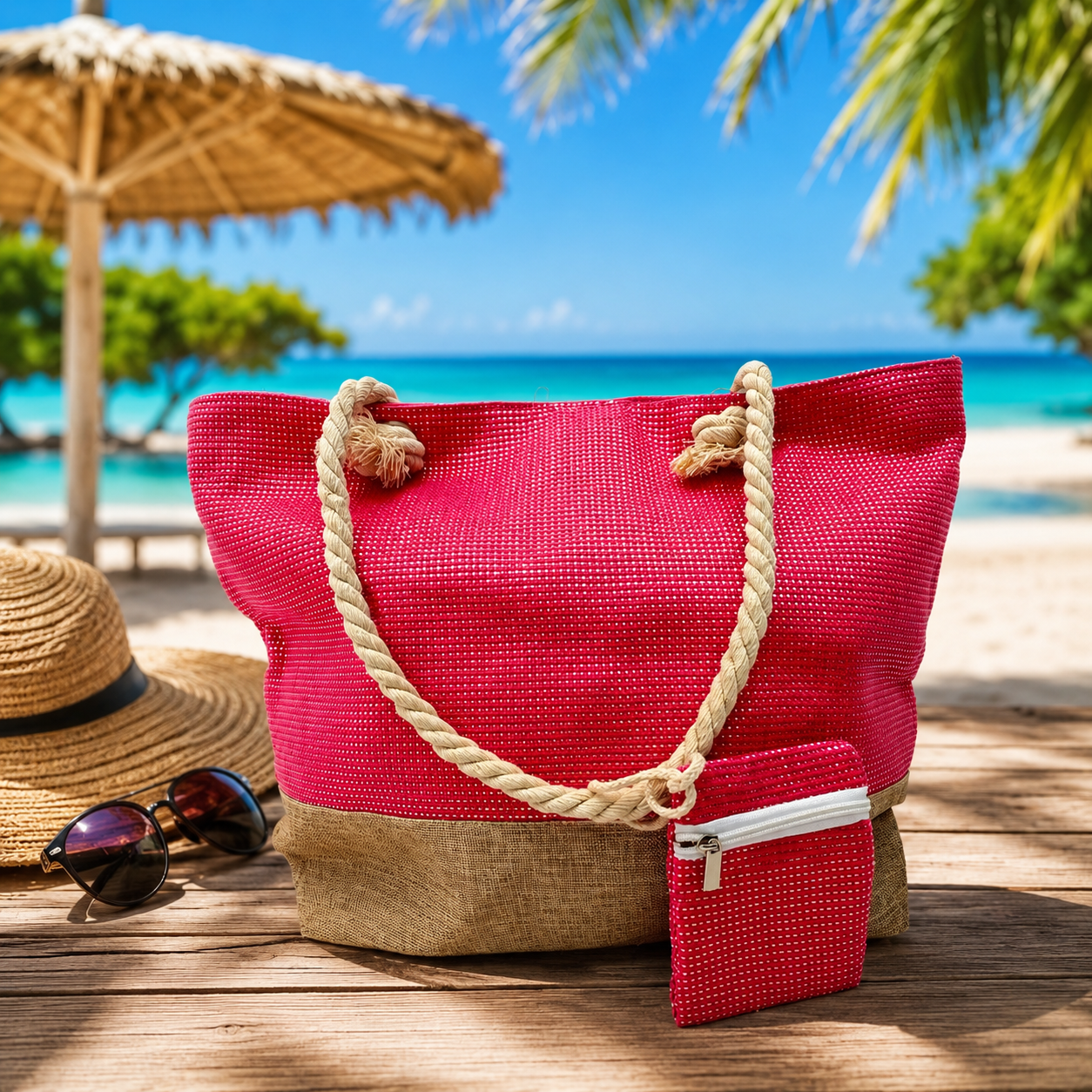 Borsa Mare Coral Rope