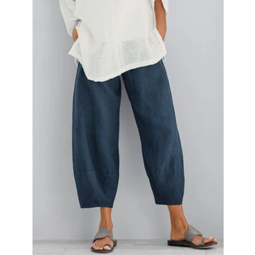 Elena | Pantaloni in Lino Eleganti e Confortevoli