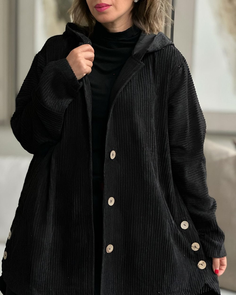 Cordia | Giacca con Cappuccio Confortevole da Donna
