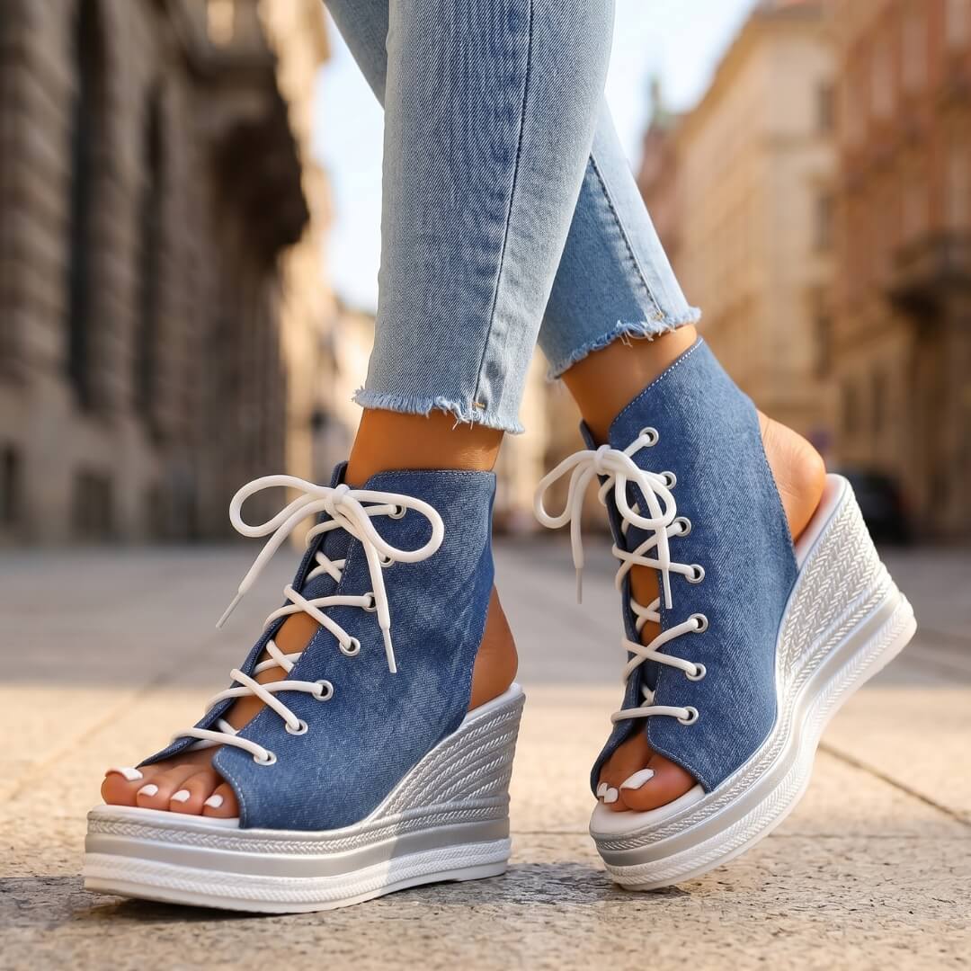 Emma | Sandali con zeppa