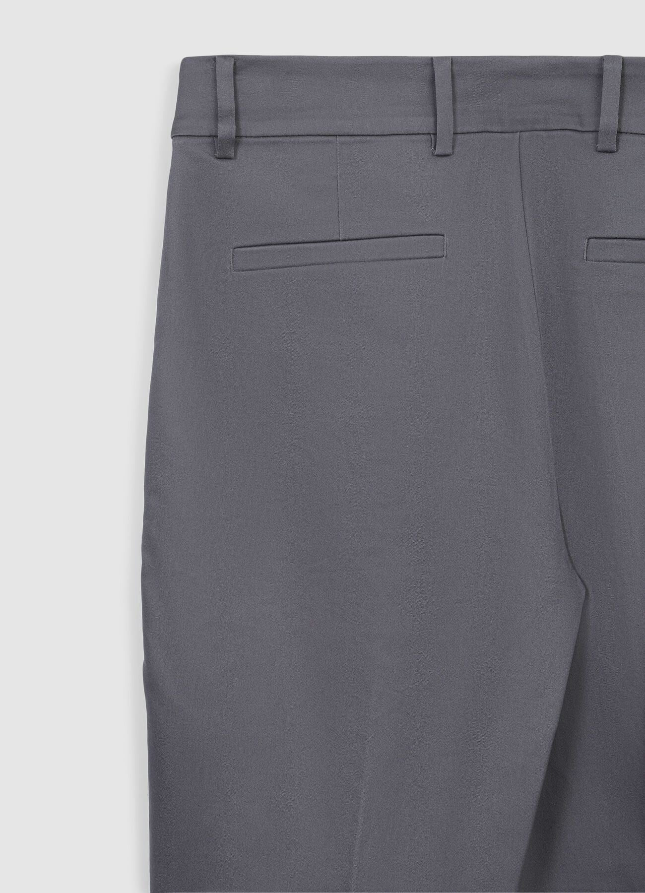 Pantaloni rasatello tinta unita