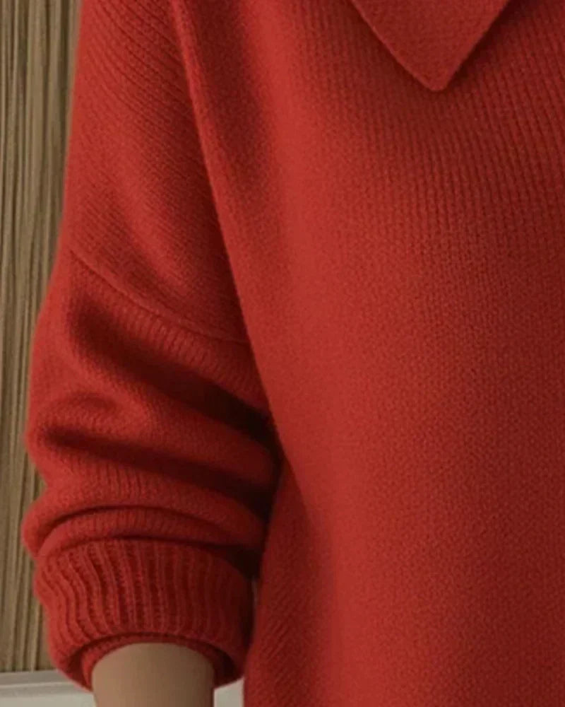 Marisa | Cardigan in Maglia con Collo a Camicia