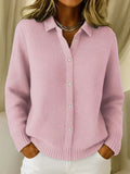 Romana | Cardigan in Maglia Testurizzata con Bottoni