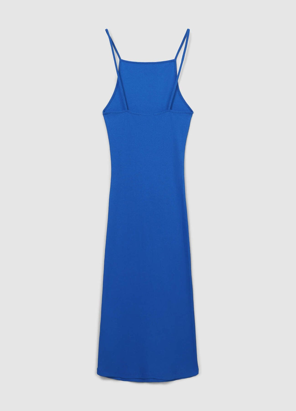 Vestito lungo a costina