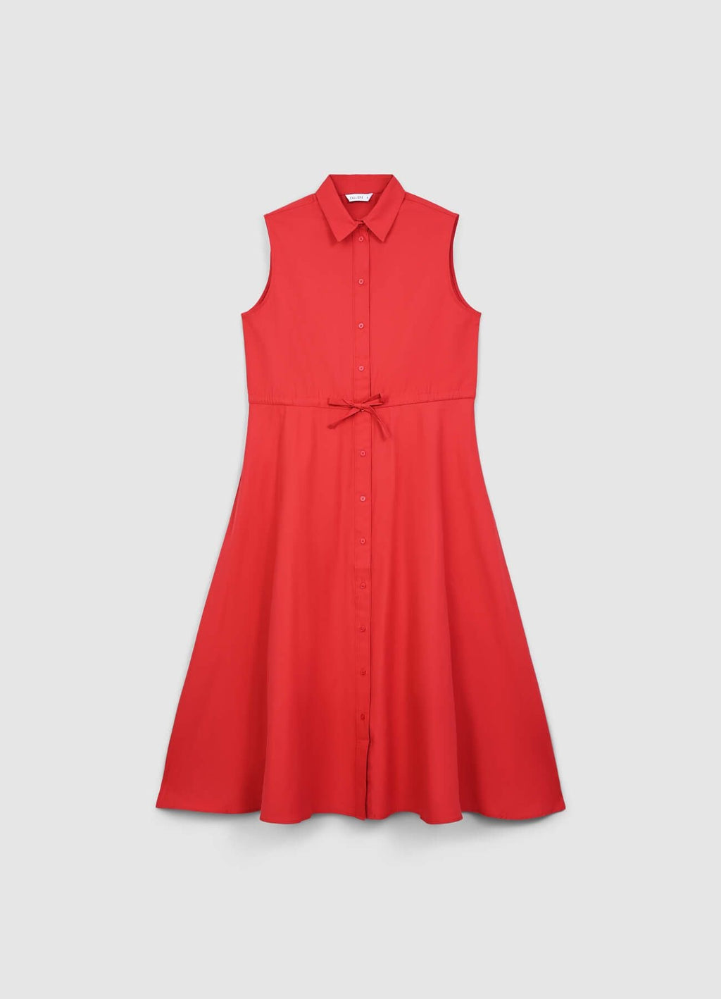 Vestito lungo smanicato