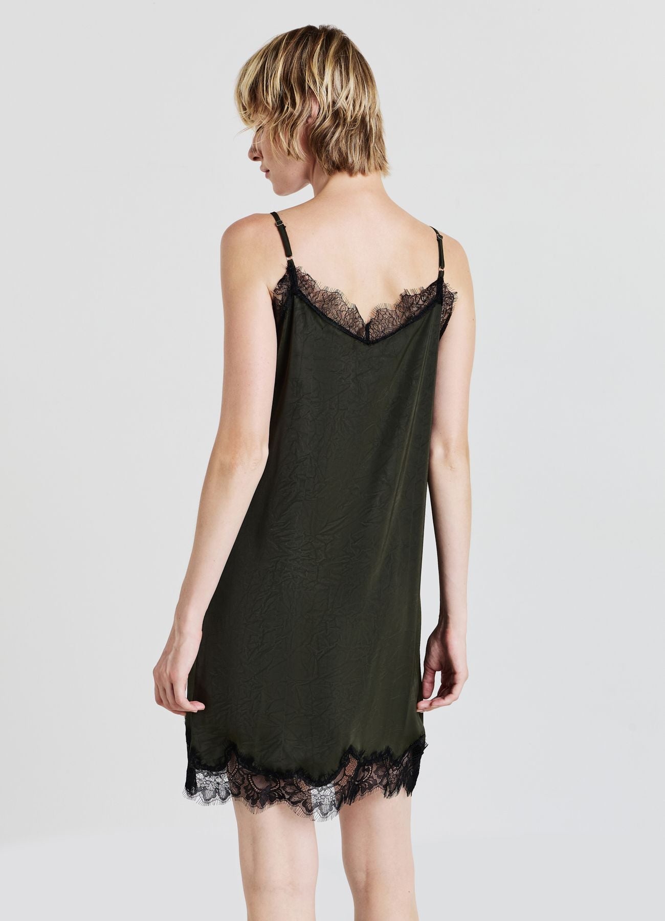 Vestito lingerie simil satin