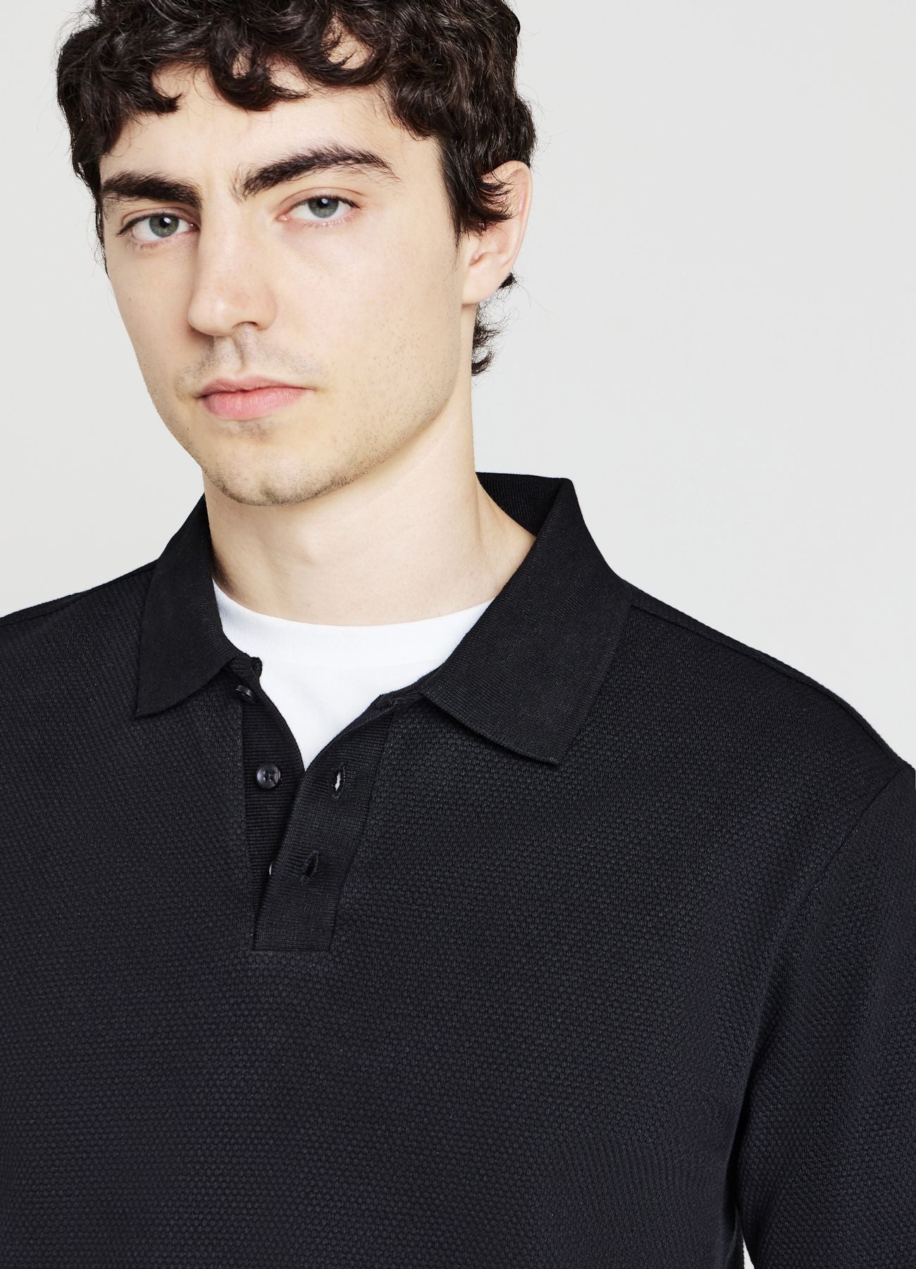 T-shirt polo 3 bottoni