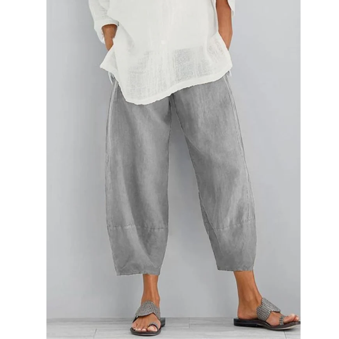 Elena | Pantaloni in Lino Eleganti e Confortevoli