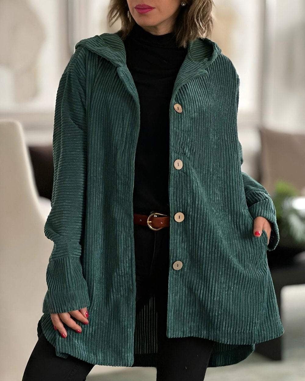 Cordia | Giacca con Cappuccio Confortevole da Donna