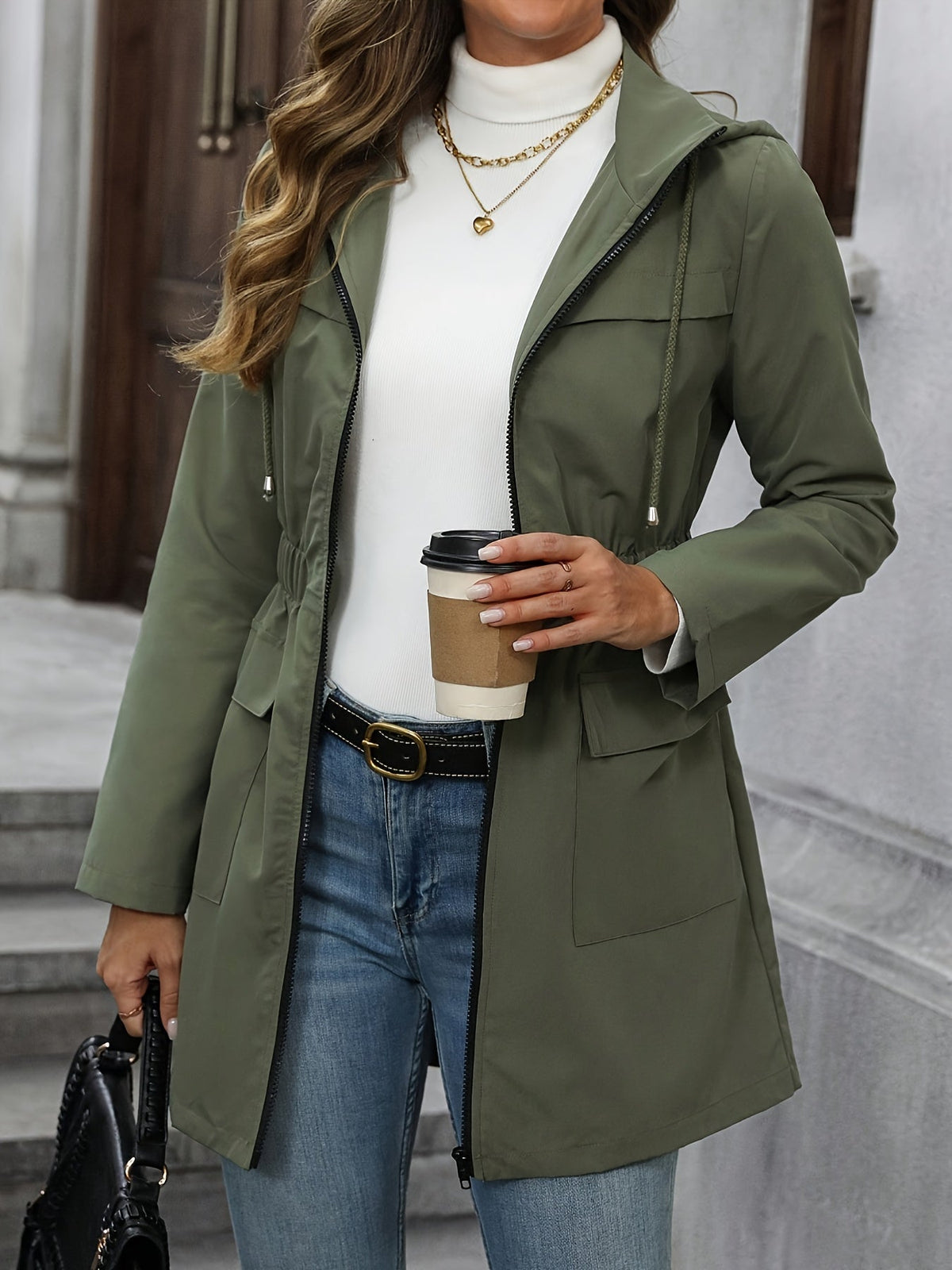 GIACCA CON CAPPUCCIO PER DONNE