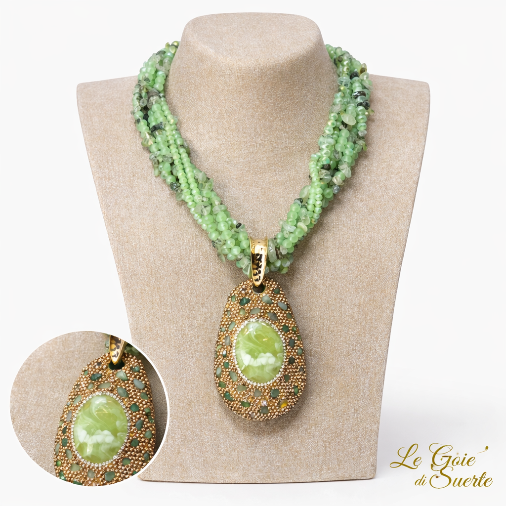 Collana Anima Verde
