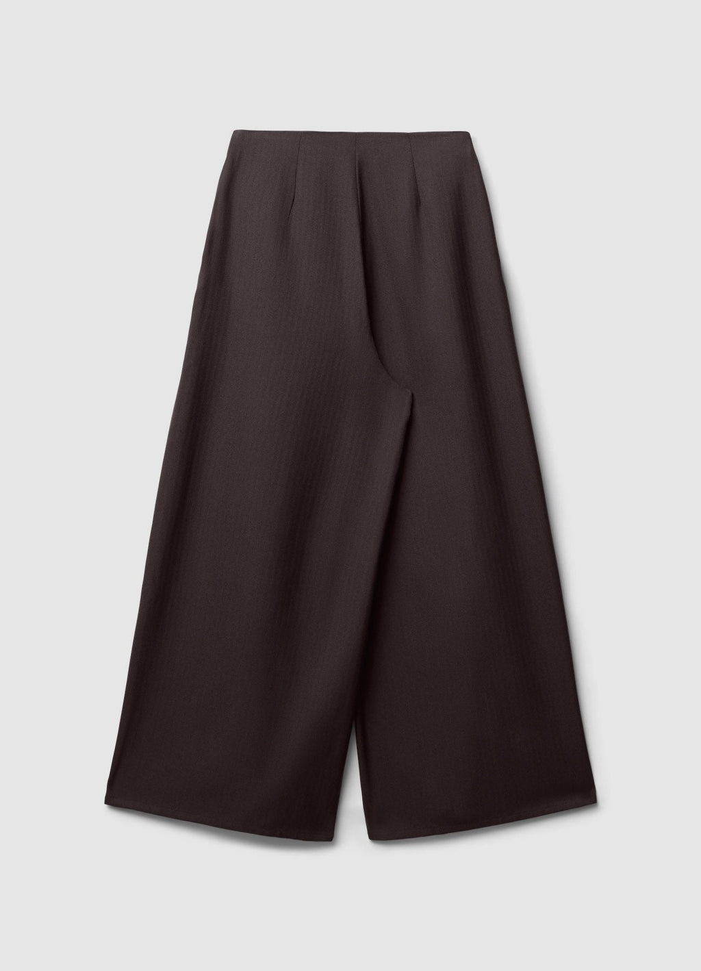 Pantaloni crop wide spinato