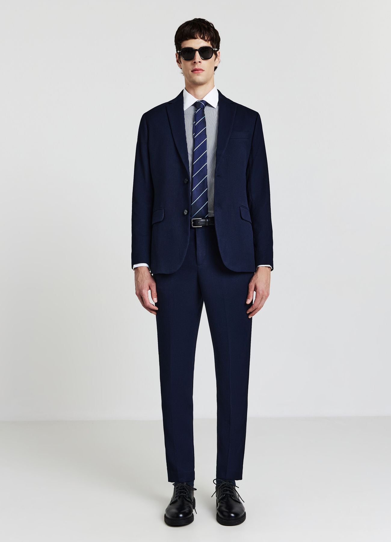 Pantaloni tessuto operato