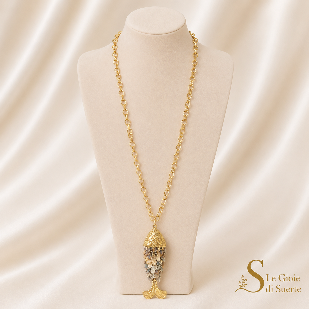 Collana Pesce Dorato Capri Chic