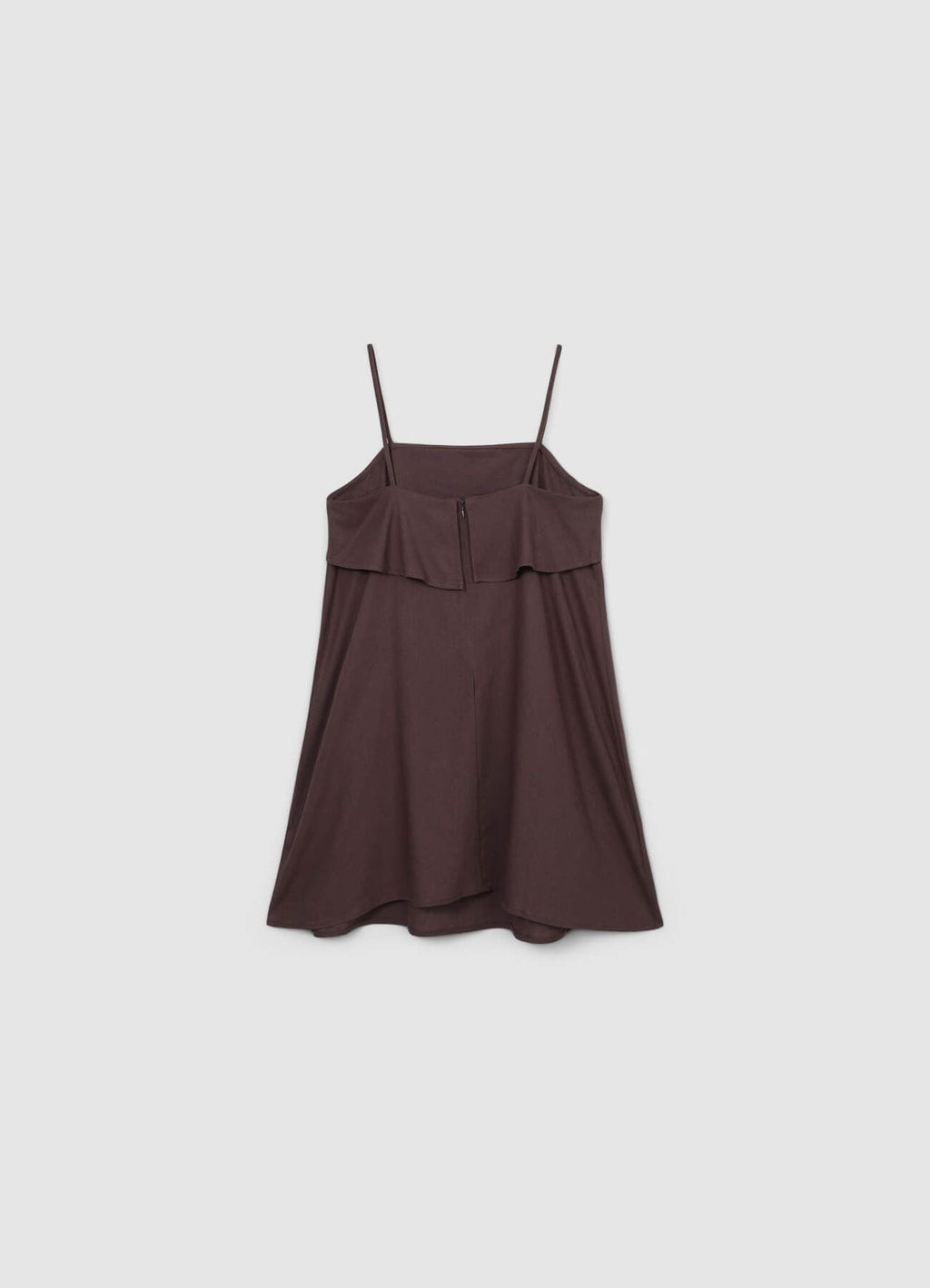 Vestito corto misto lino