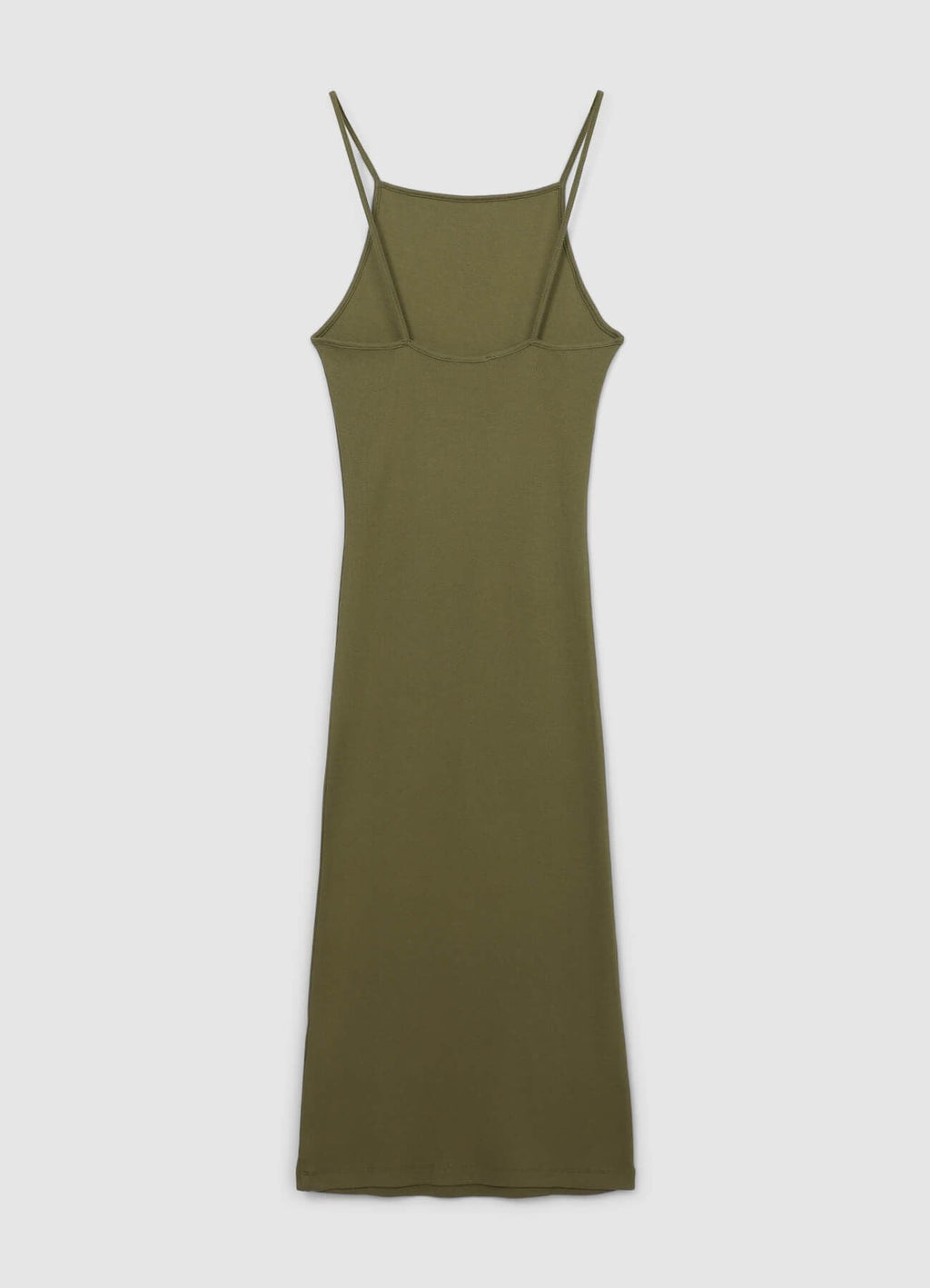 Vestito lungo a costina