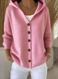 Concettina | Cardigan in Maglia con Cappuccio