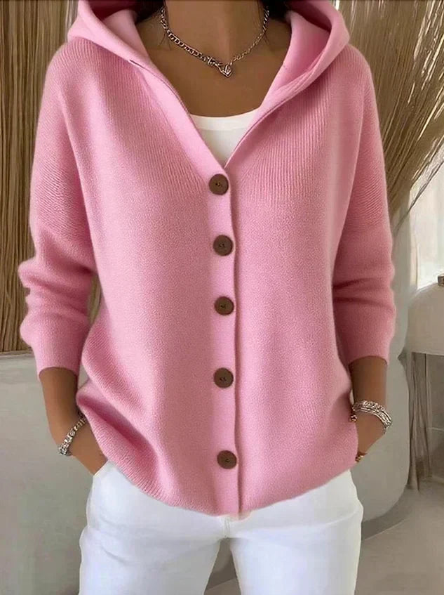 Concettina | Cardigan in Maglia con Cappuccio