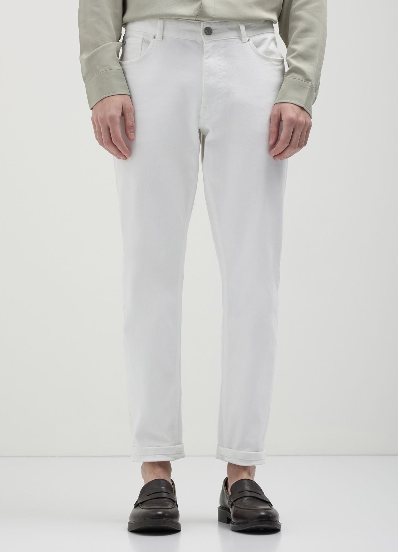 Pantaloni 5 tasche slim