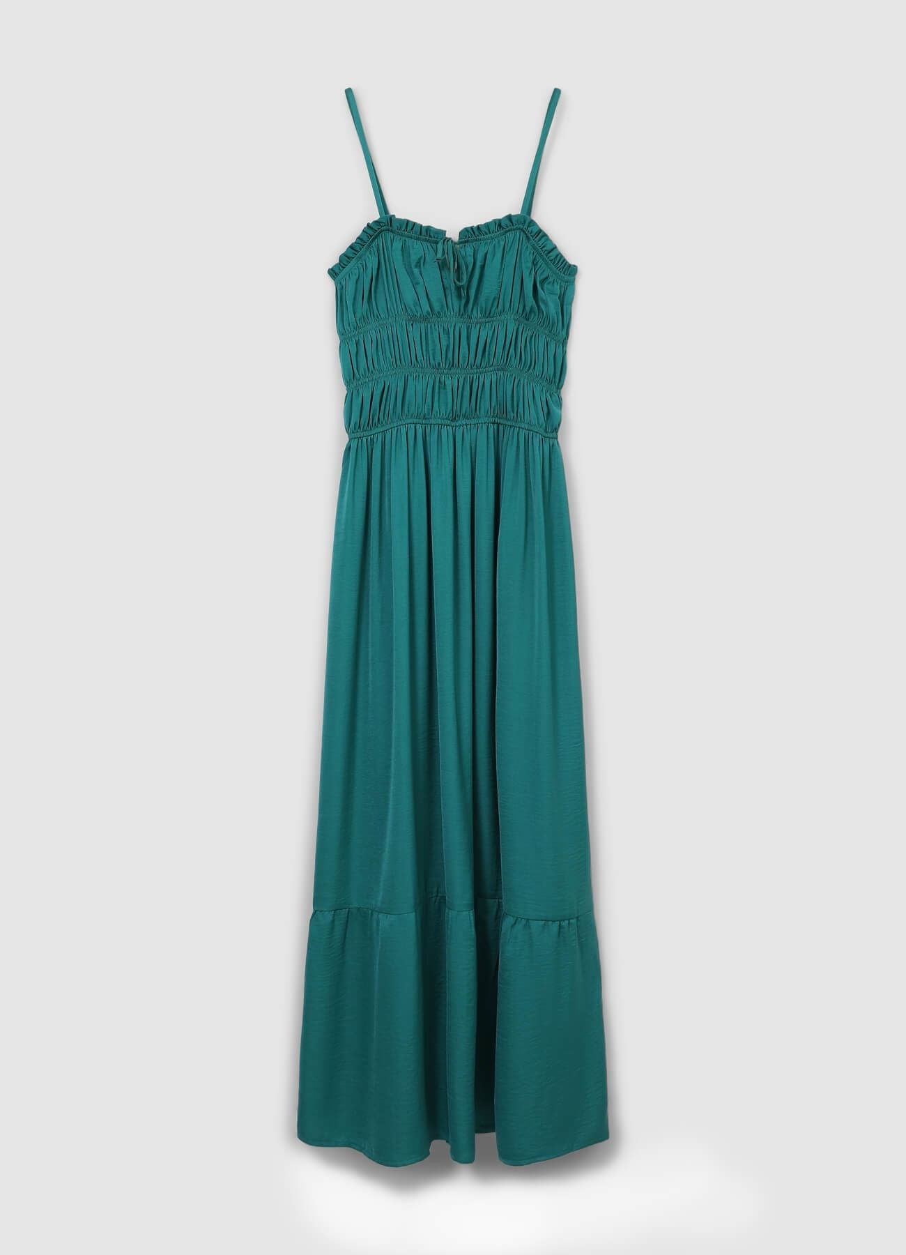 Vestito lungo punto smock