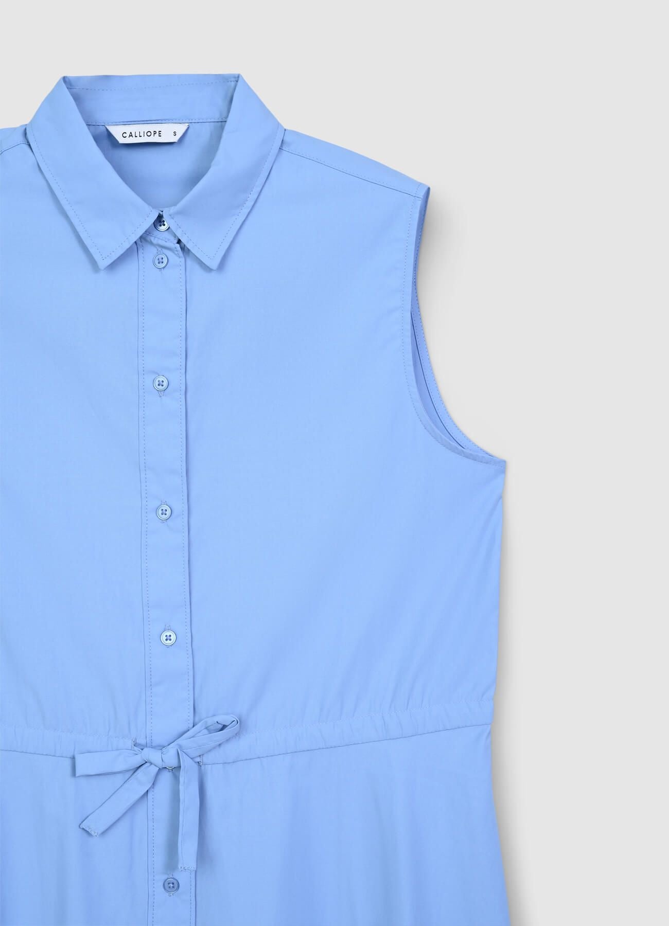 Vestito lungo smanicato