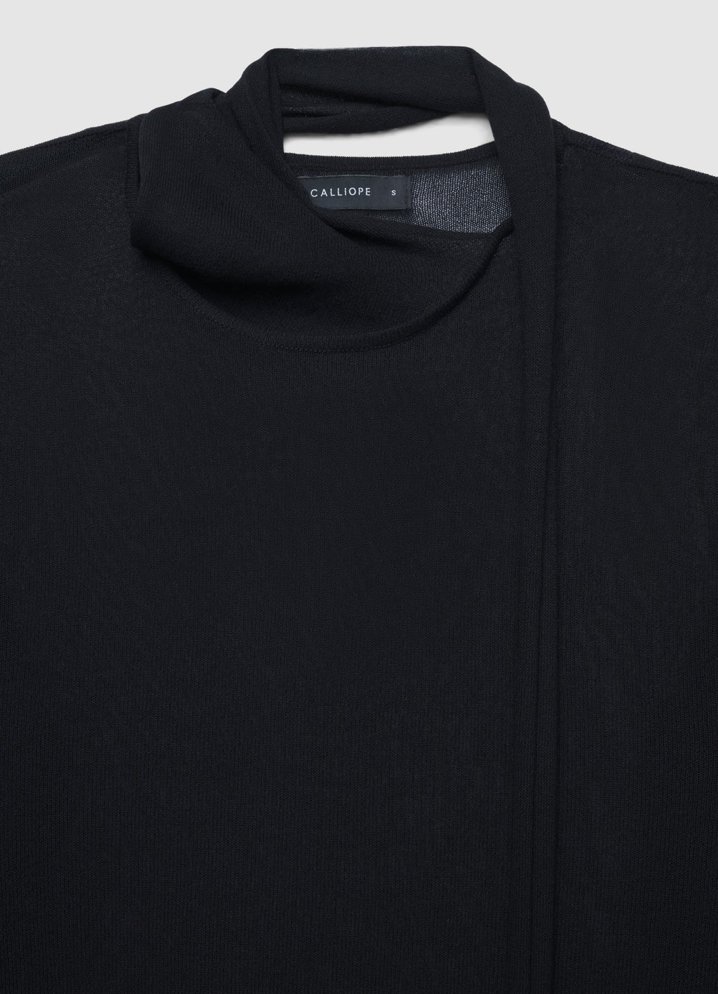 T-shirt sciarpa collo