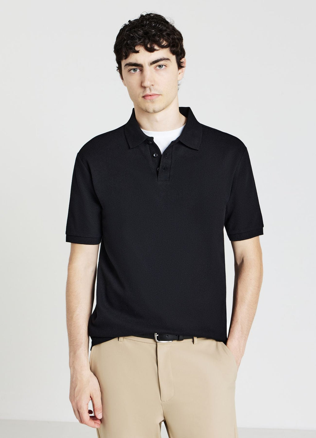 T-shirt polo 3 bottoni