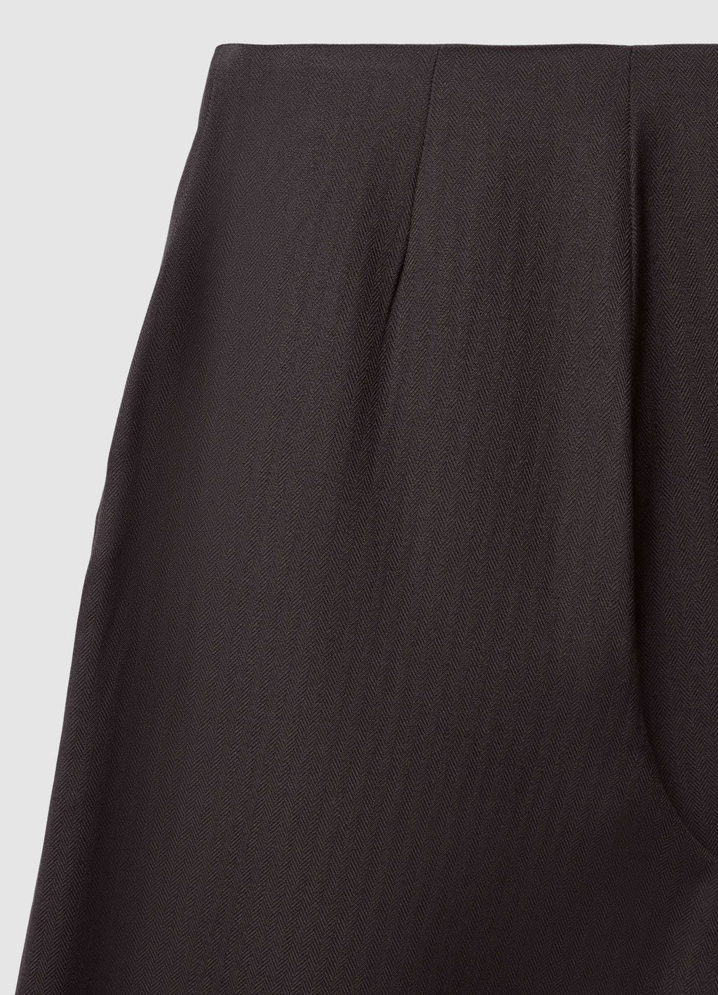 Pantaloni crop wide spinato
