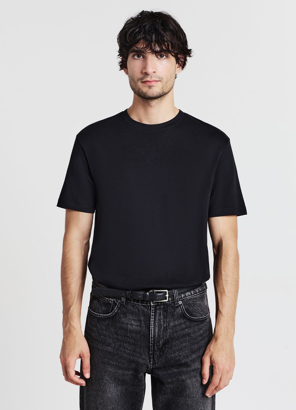 T-shirt girocollo in cotone
