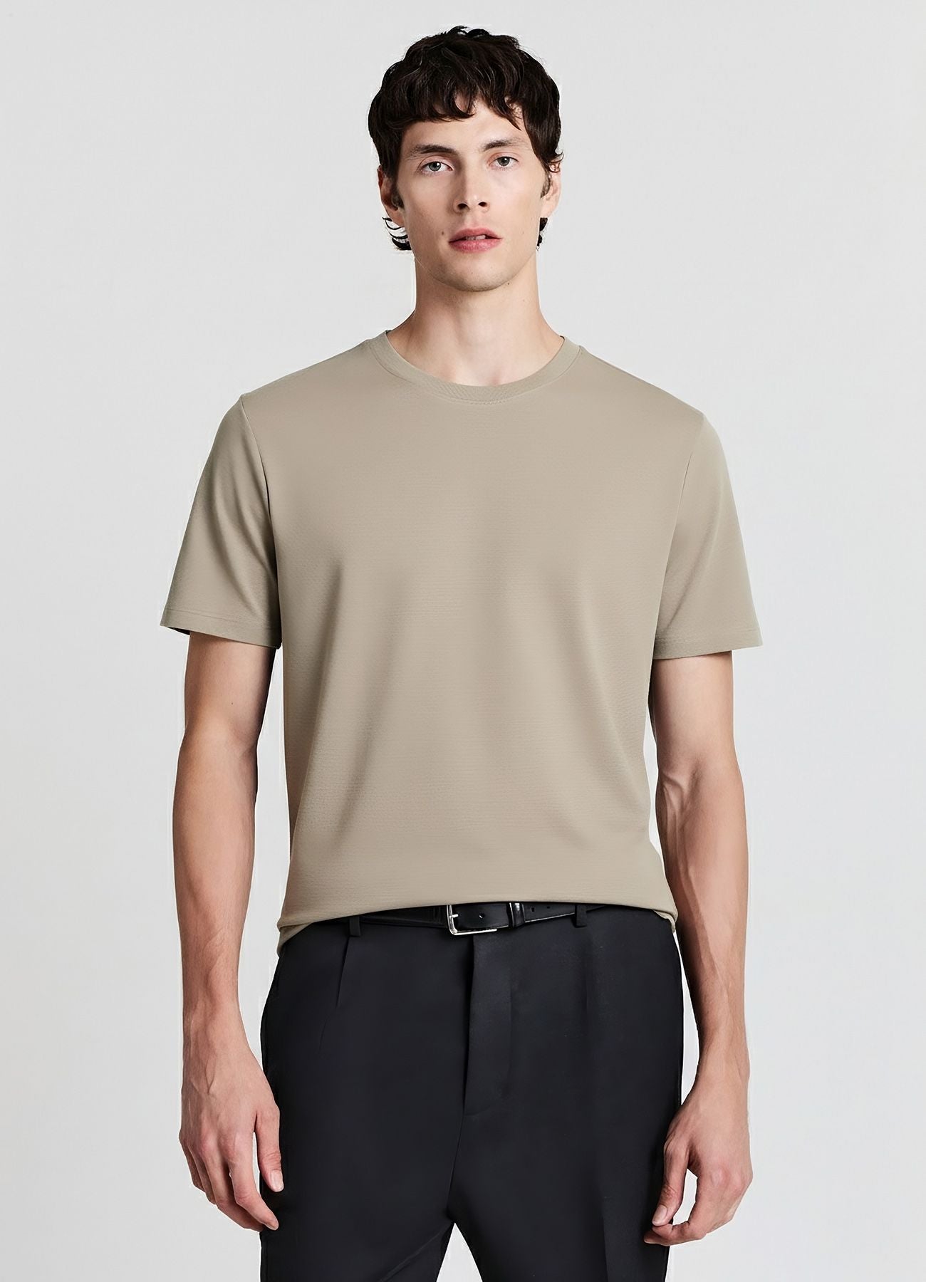 T-shirt tessuto operato