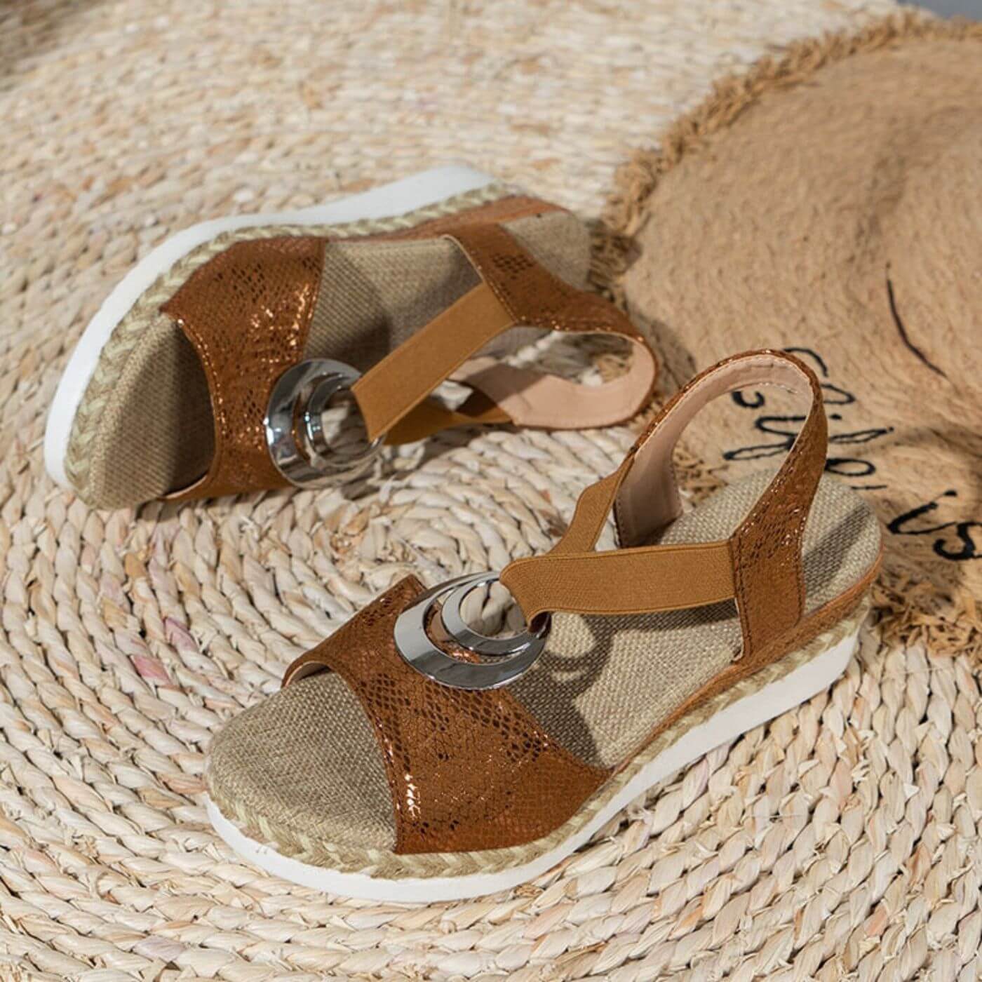 Ophélia | Sandali Comfort con Cinturino Regolabile