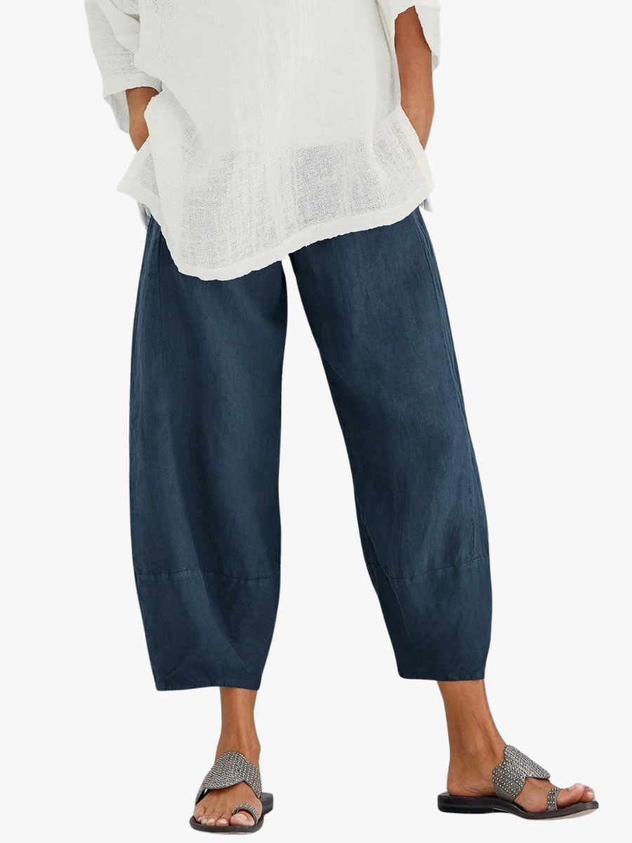 Martina  MILANO | PANTALONI CROP IN COTONE PER DONNE