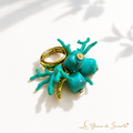 Anello Corallo Turchese