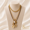 Collana Boho Charms Dorata