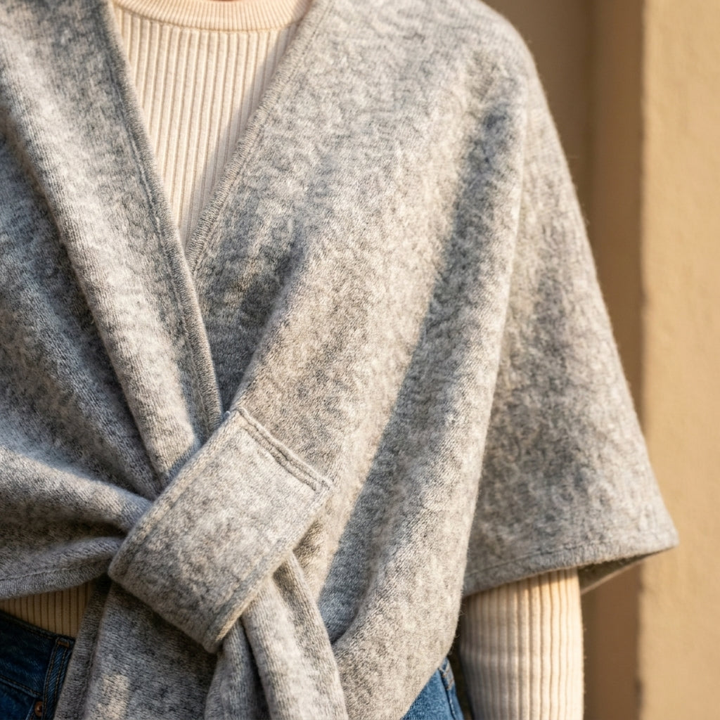 Serena | Poncho con Passante