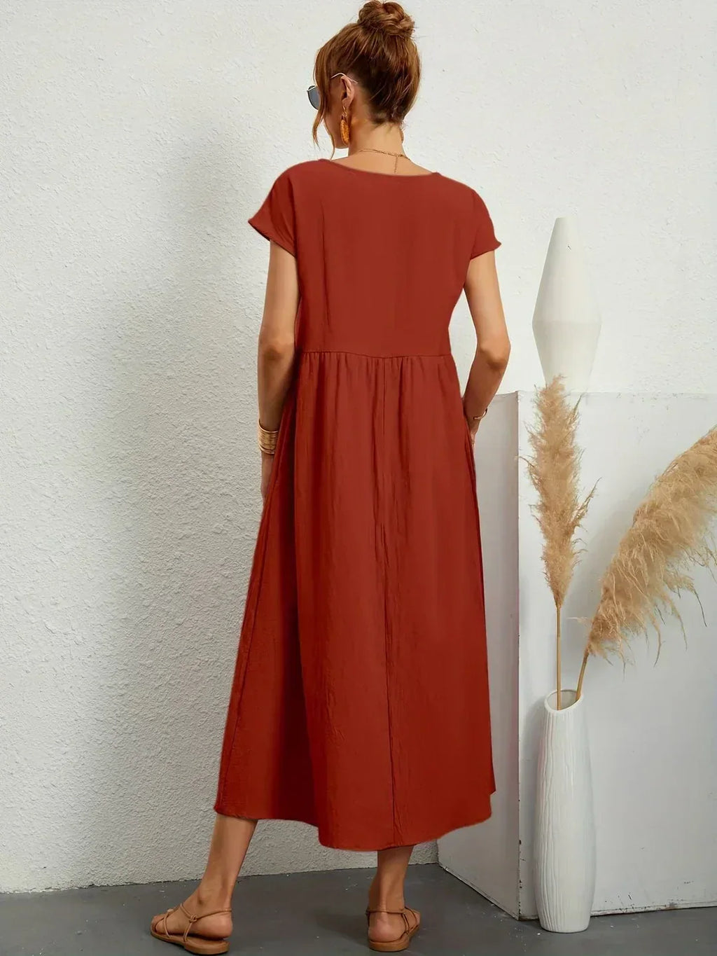 Gabrielle - Abito Midi di Eleganza Senza Tempo