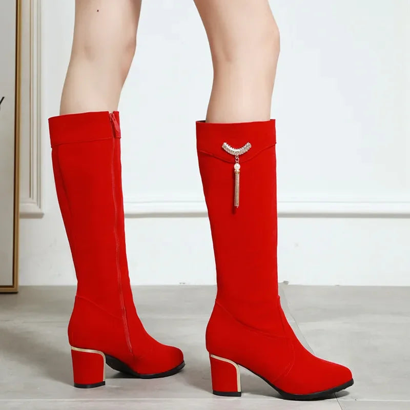 Victoria Knee-High Boots