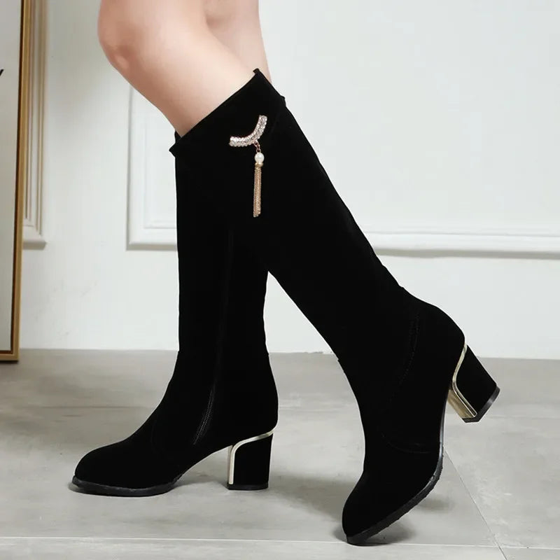 Victoria Knee-High Boots