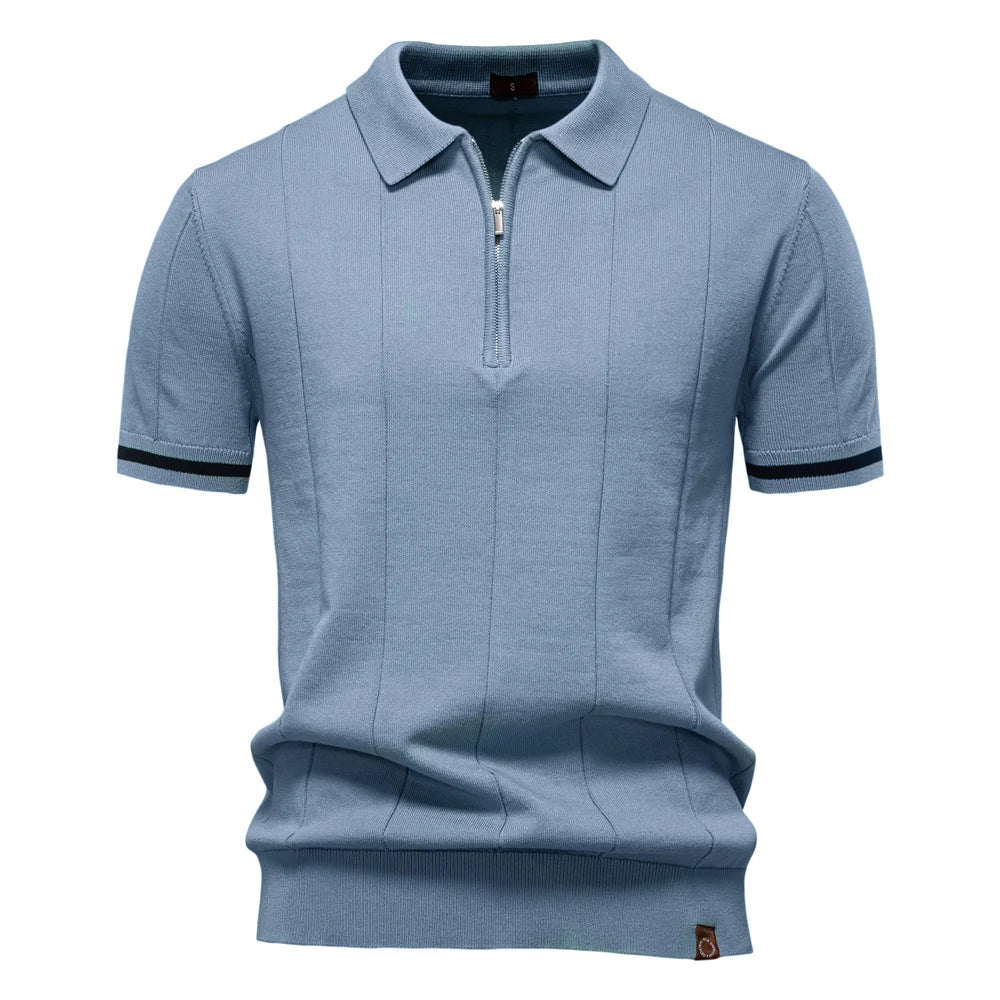 Hudson Zip Polo