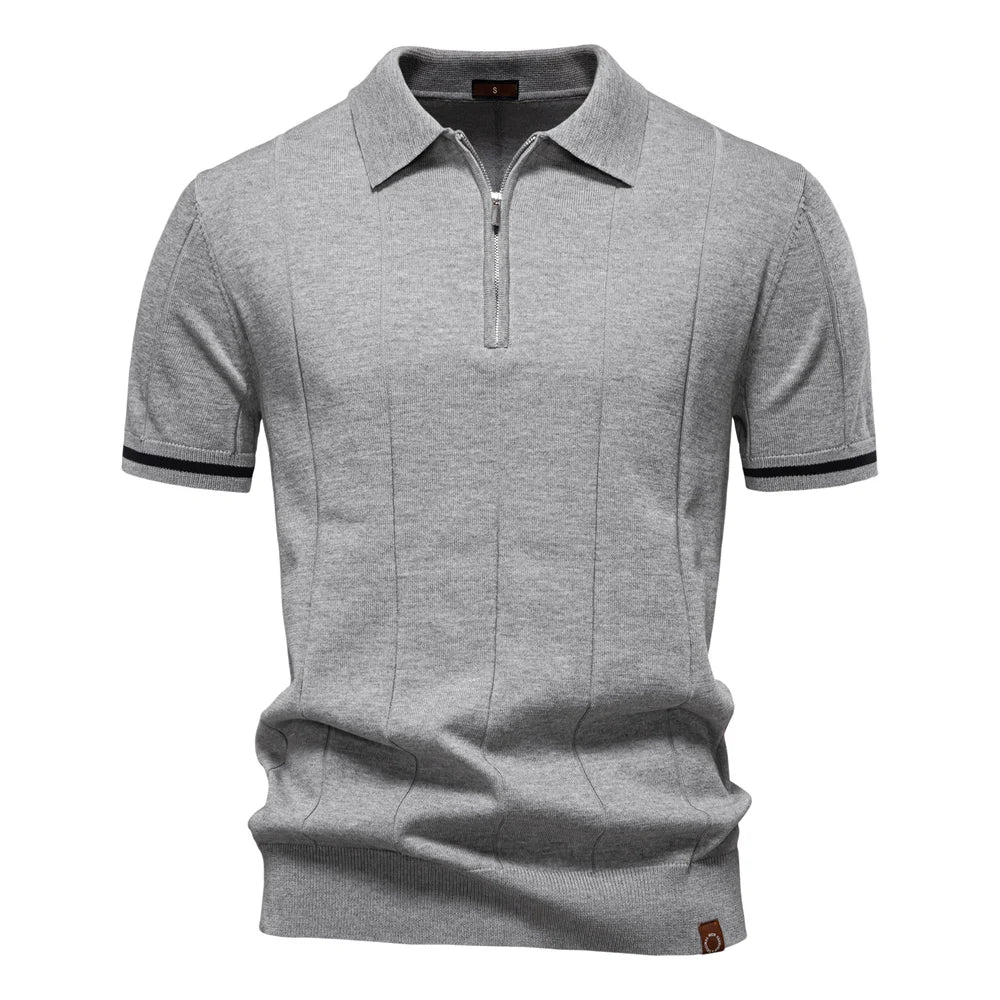Hudson Zip Polo