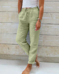 Valeria | Pantaloni di Lino Leggeri da Donna