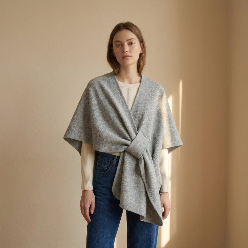 Serena | Poncho con Passante