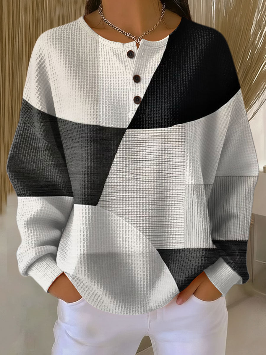 Clementina | Maglione Goffrato a Doppio Strato