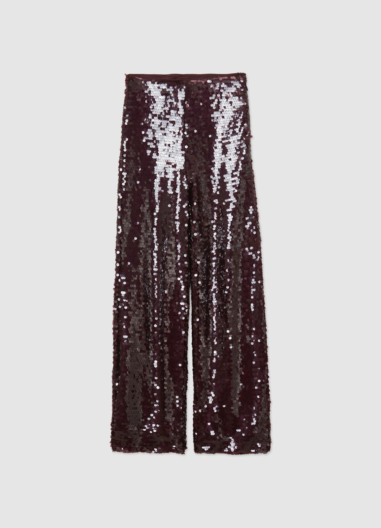 Pantaloni palazzo con paillettes