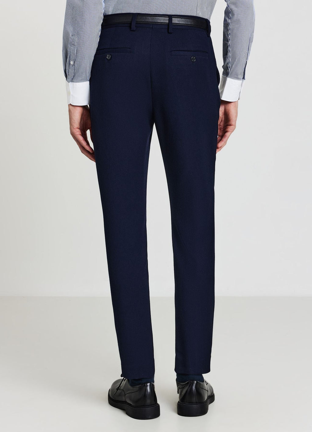 Pantaloni tessuto operato