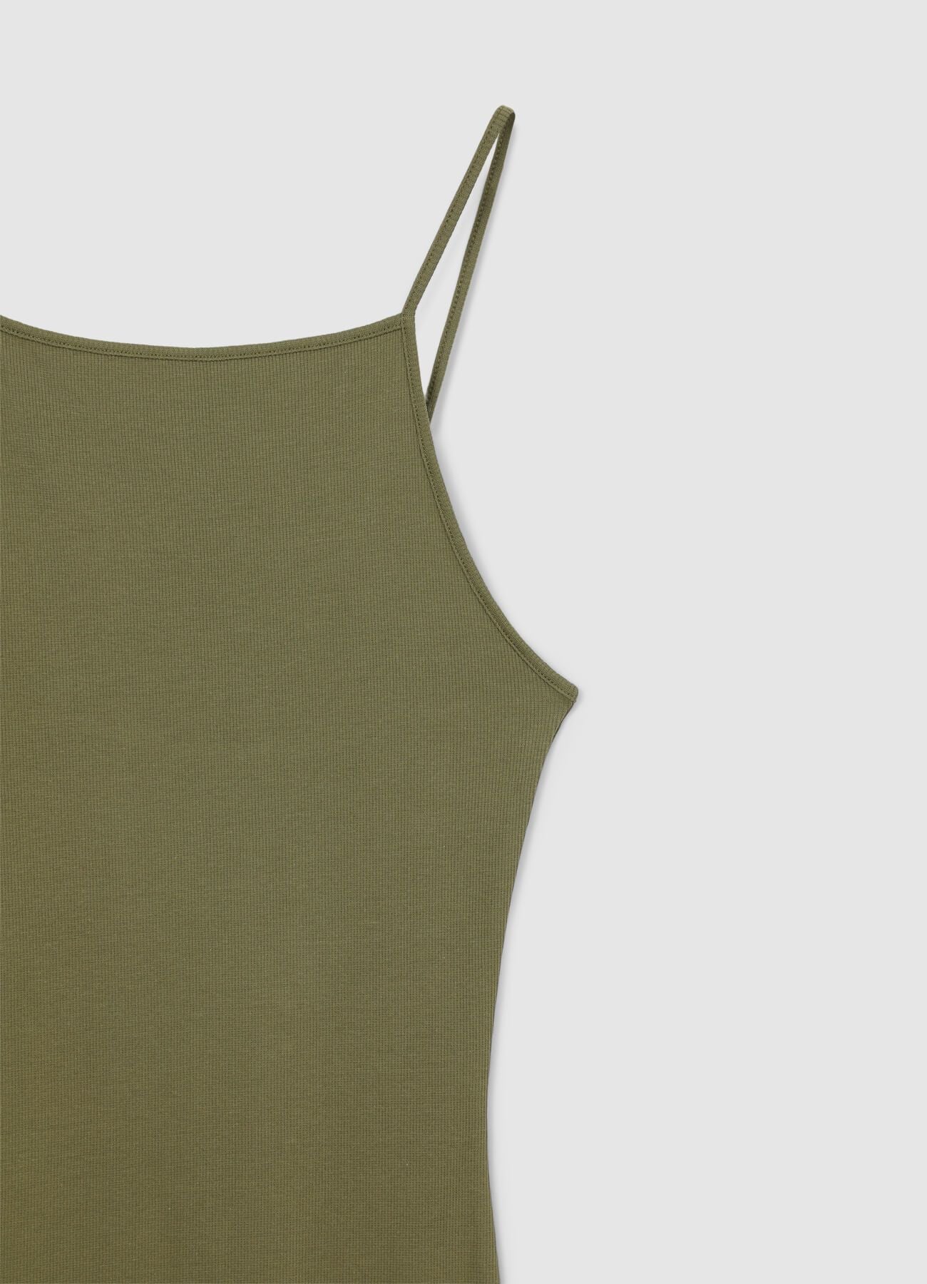 Vestito lungo a costina