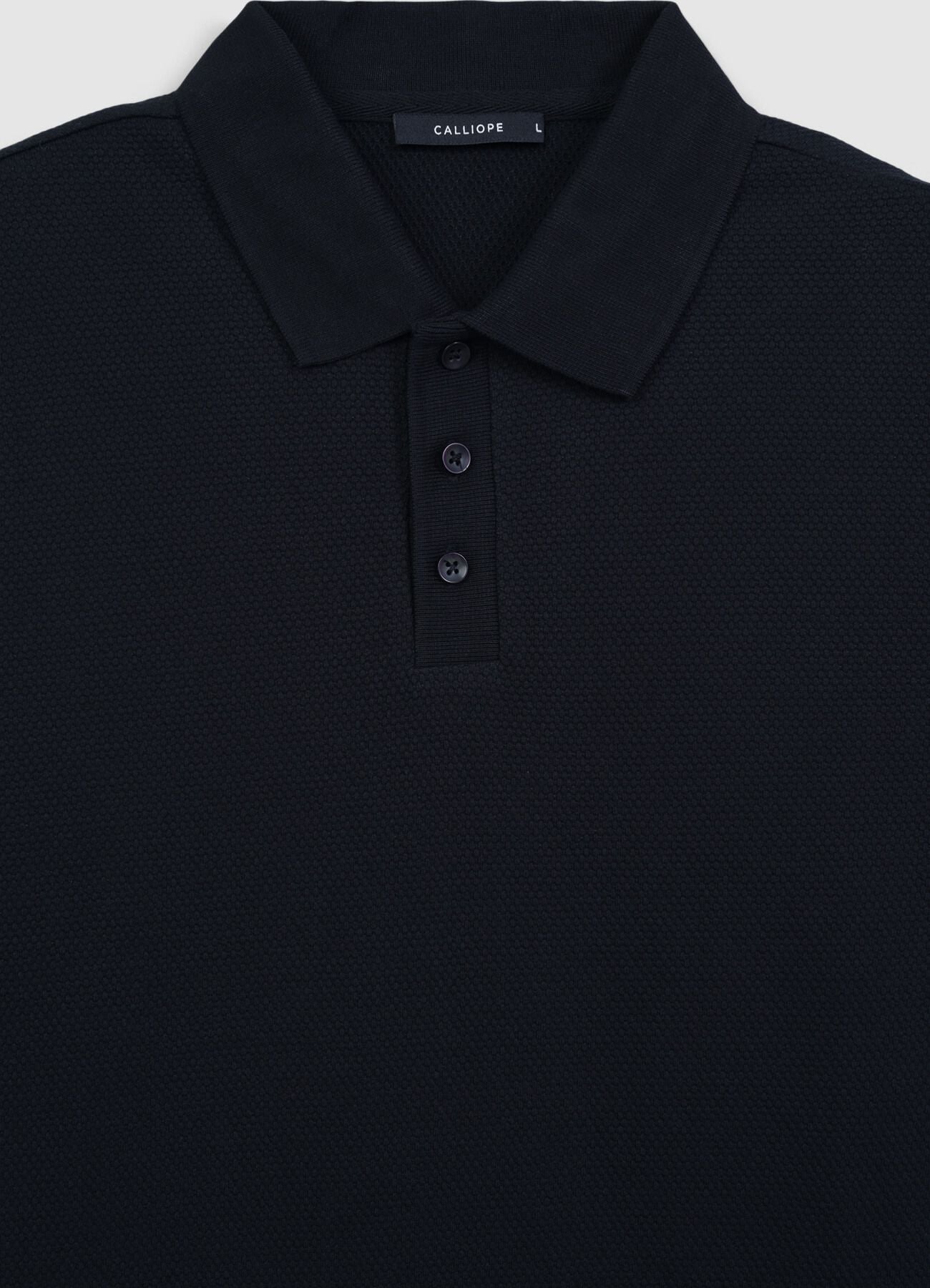 T-shirt polo 3 bottoni